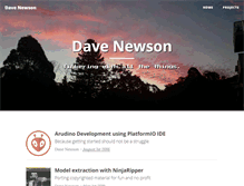 Tablet Screenshot of davenewson.com